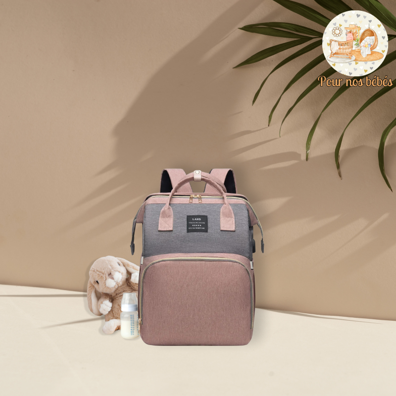 DouceBalade – Sac à Langer 3-en-1 avec Matelas Intégré