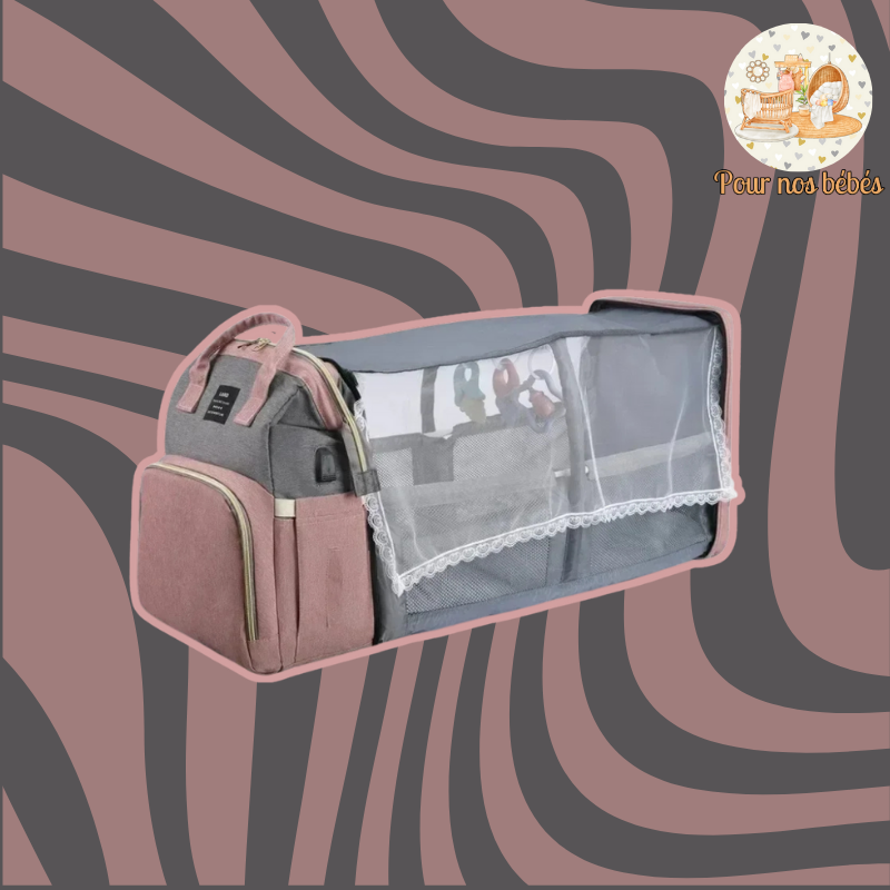 DouceBalade – Sac à Langer 3-en-1 avec Matelas Intégré