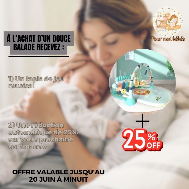 DouceBalade – Sac à Langer 3-en-1 avec Matelas Intégré