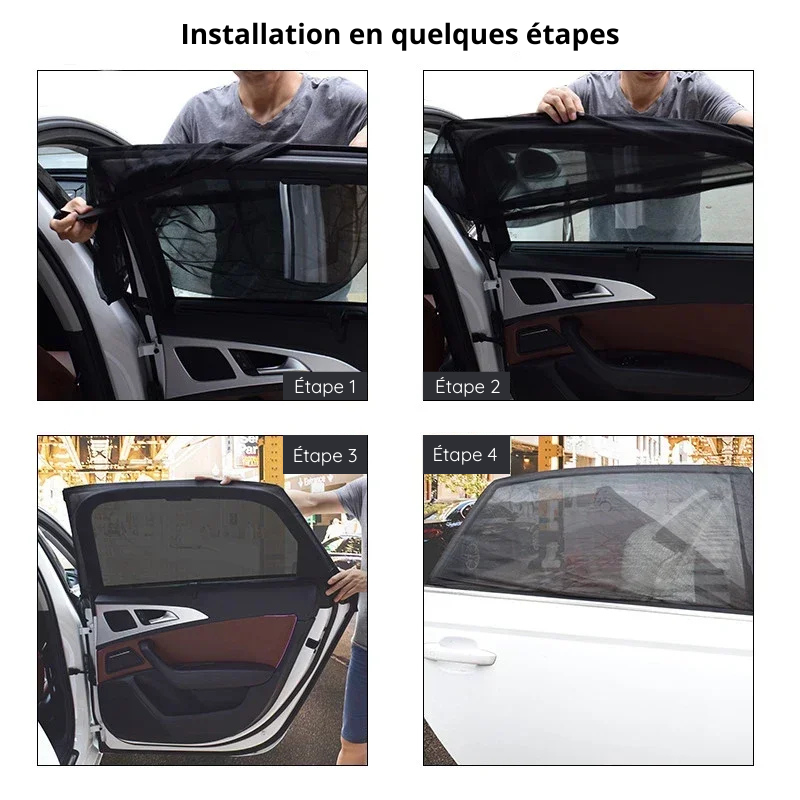 SunSafe – Rideaux Anti-UV & Moustiques pour Enfants